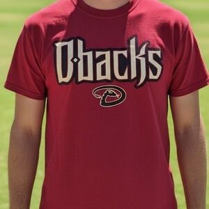 Arizona Diamondbacks MLB Baseball T Shirt Men's Medium‎ Red CSA Pre Shrunk